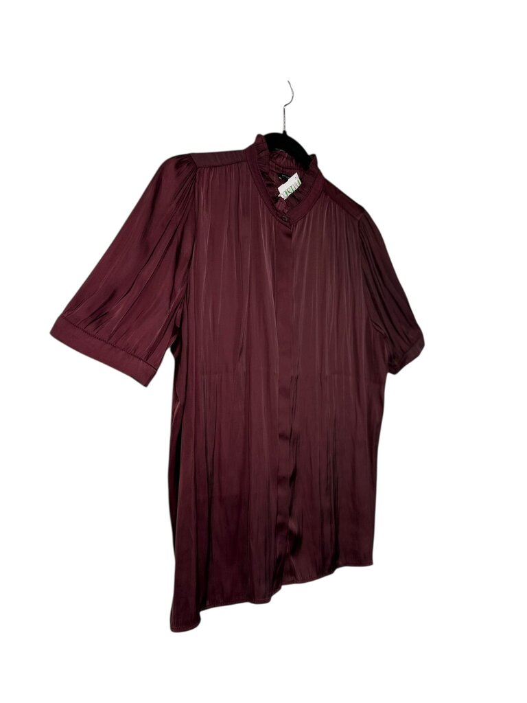 ANN TAYLOR RUFFLE BLOUSE