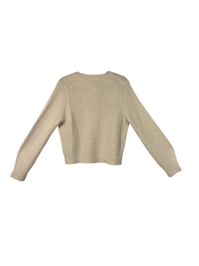 LOFT KNIT EMBELLISHED BOW CARDIGAN