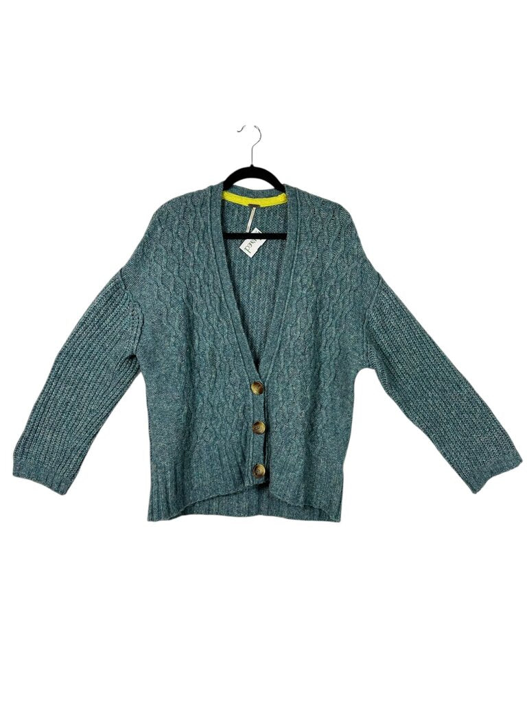 FREE PEOPLE KNIT LONG CARDIGAN