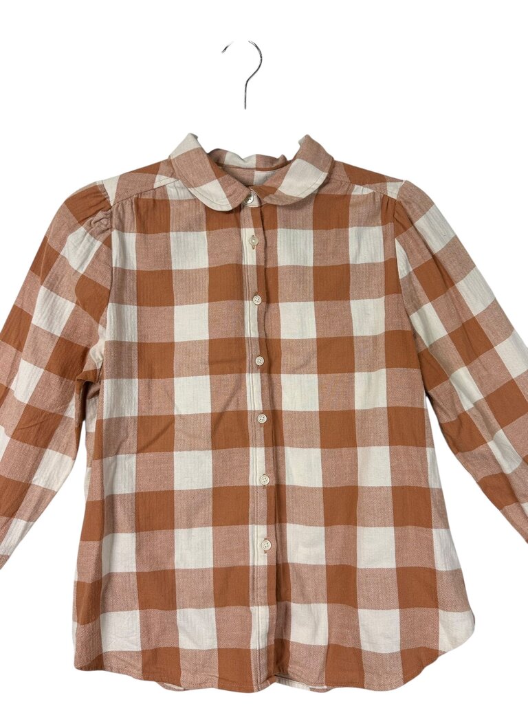 LOFT CHECKERED BUTTON DOWN