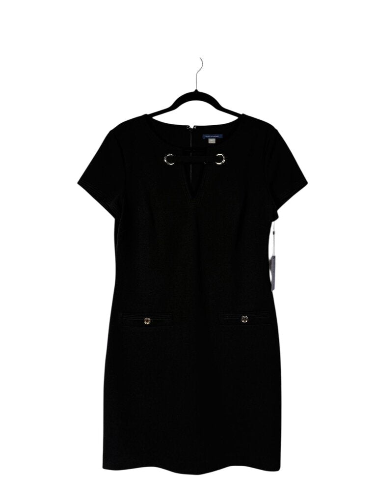 TOMMY HILFIGER GROMMET SHIFT DRESS