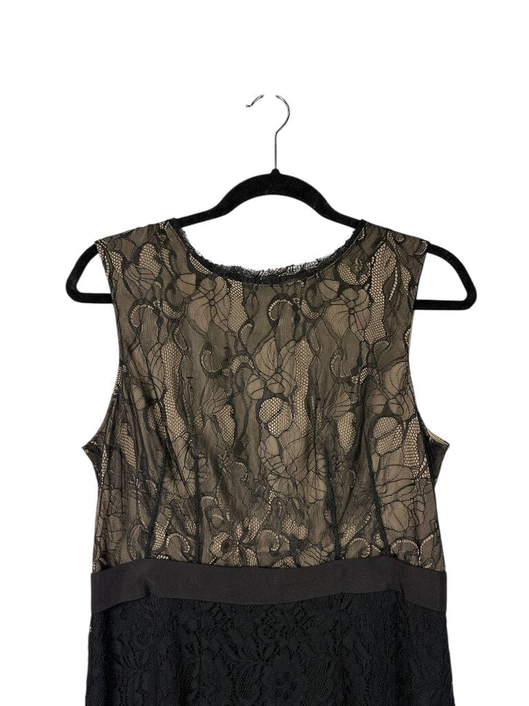 TRINA TURK LACE MIDI DRESS