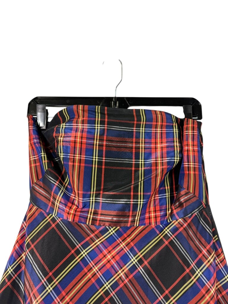 J. CREW SILK PLAID DRESS