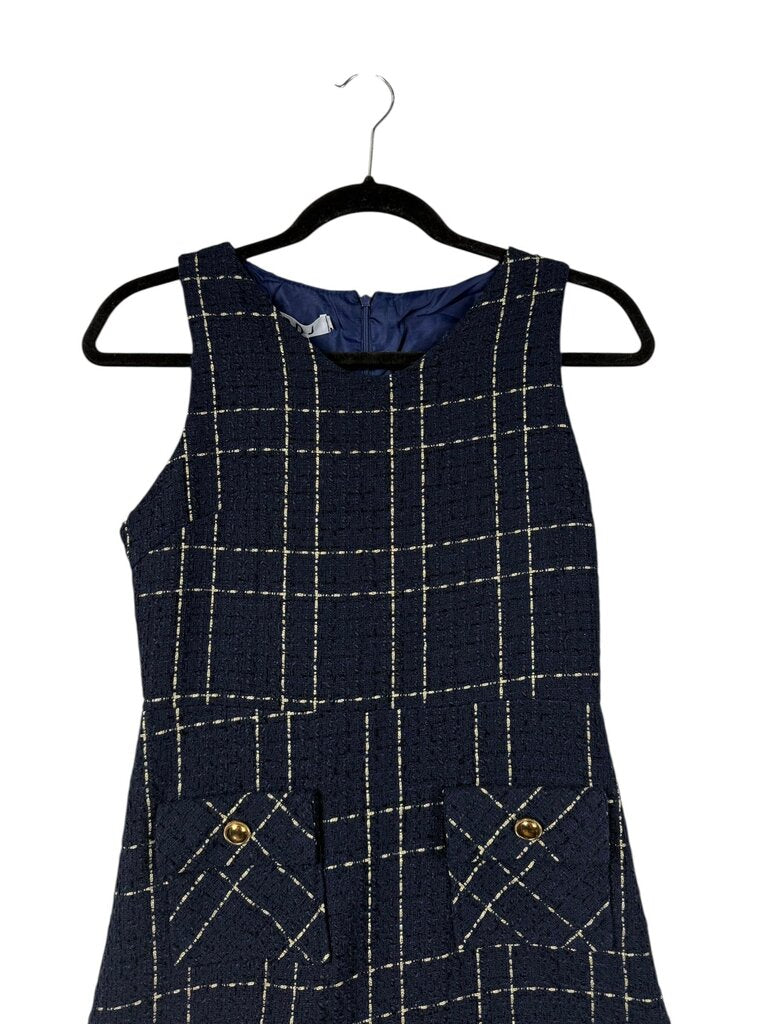 DDJ TWEED SHIFT DRESS