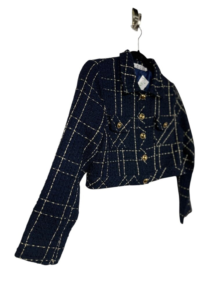 DDJ CROPPED TWEED BLAZER