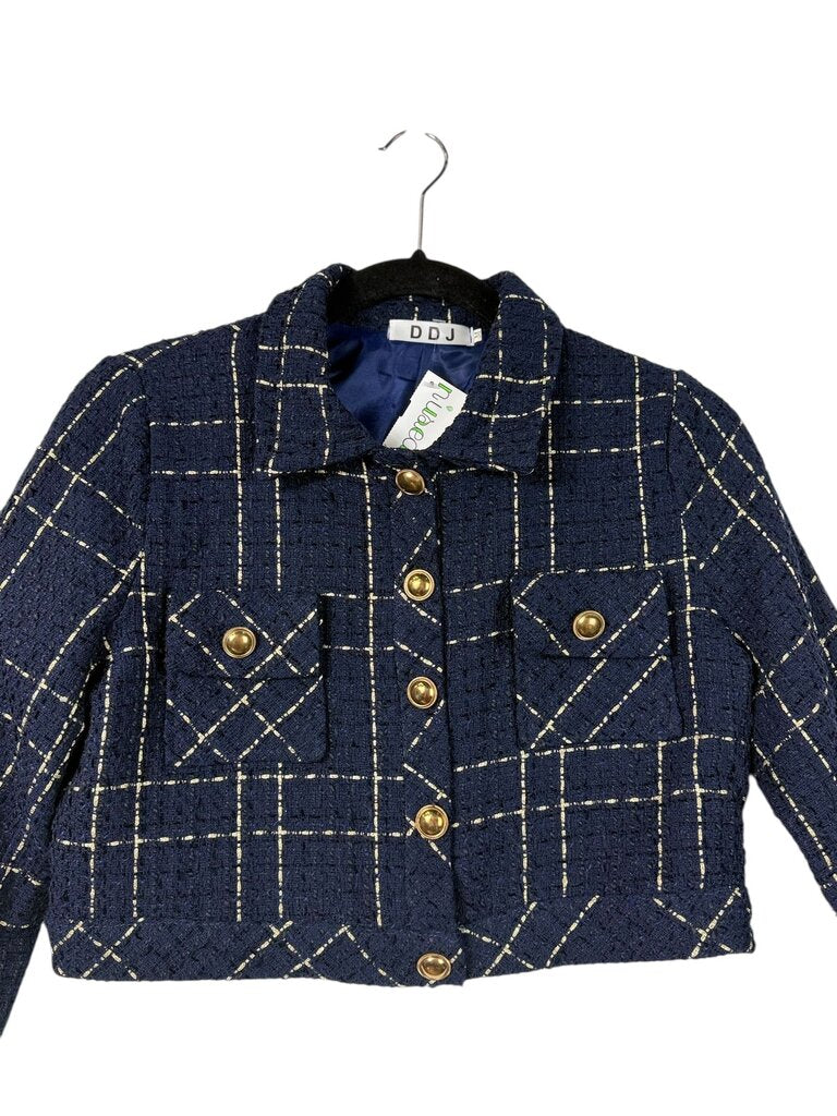 DDJ CROPPED TWEED BLAZER