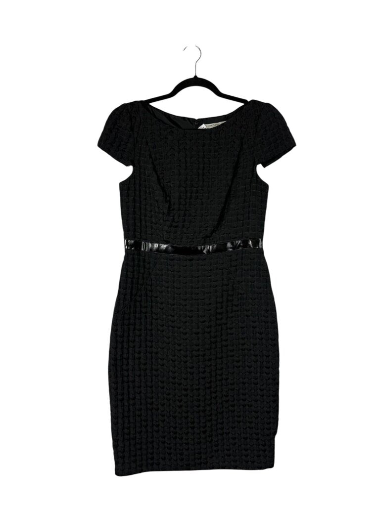 CARMEN MARC VALVO POLKA DOT SHEATH DRESS