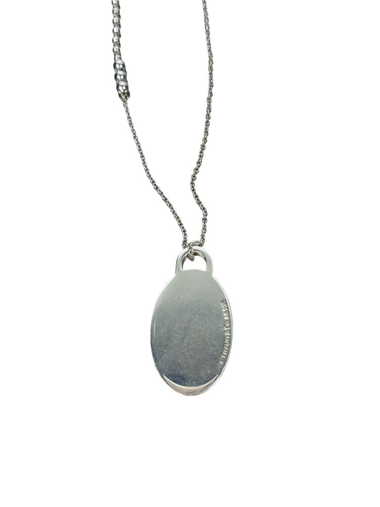 TIFFANY & CO SPLATTER ENAMEL PENDENT NECKLACE