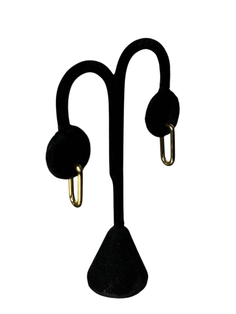 RECTANGLE DROP POST EARRING