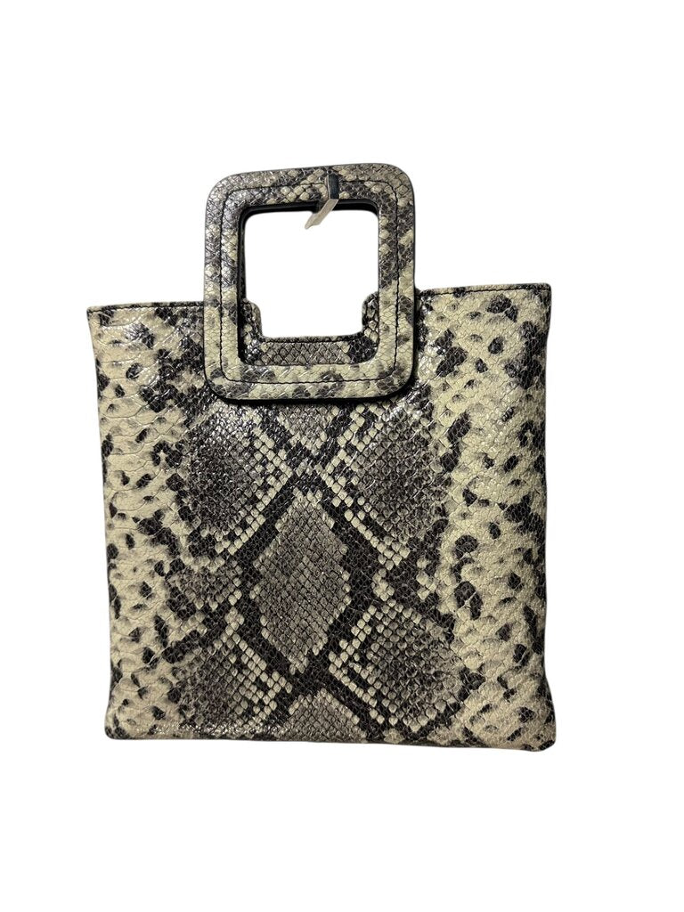 TMEW STUDIO SNAKESKIN EMBOSSED LEATHER CROSSBODY