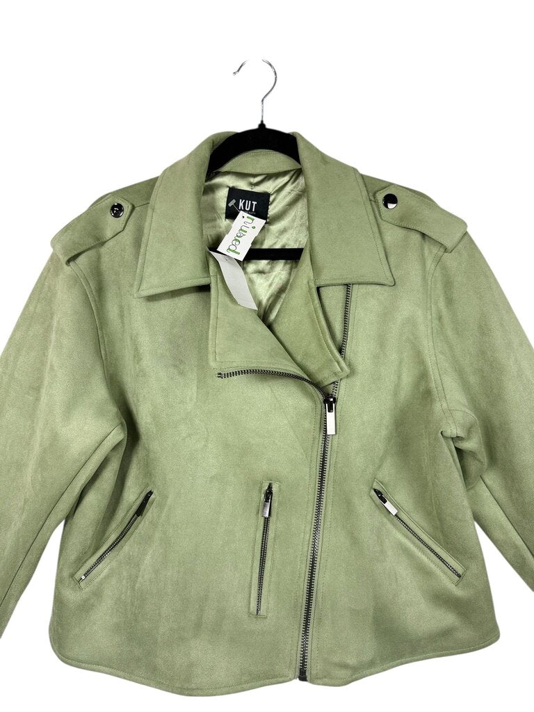KUT ULTRASUEDE MOTO JACKET