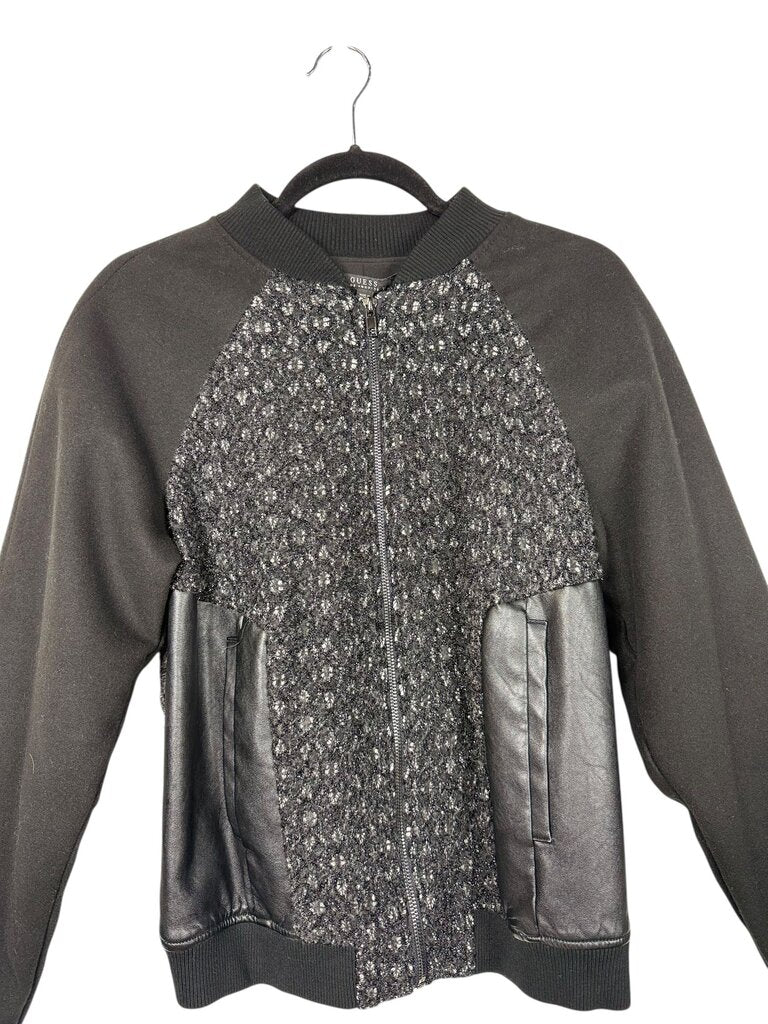 GUESS SHIMMER BOMBER JACKET