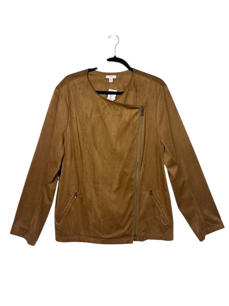 J. JILL ULTRASUEDE MOTO JACKET