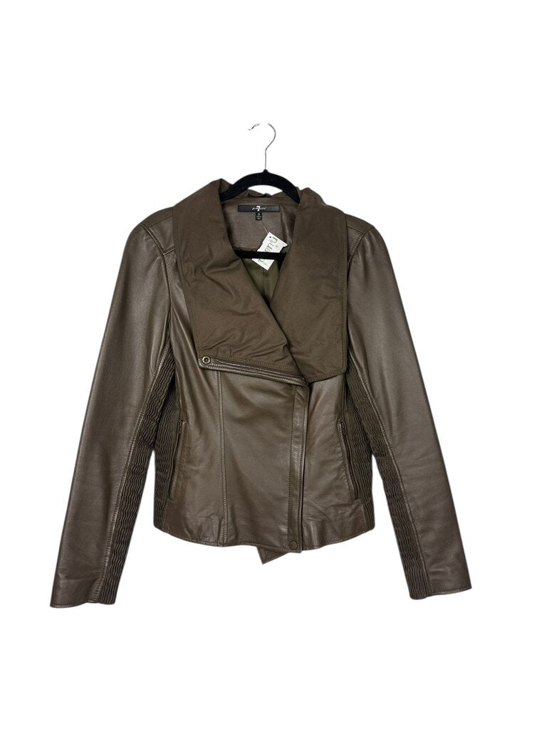 7 FOR ALL MANKIND LEATHER JACKET
