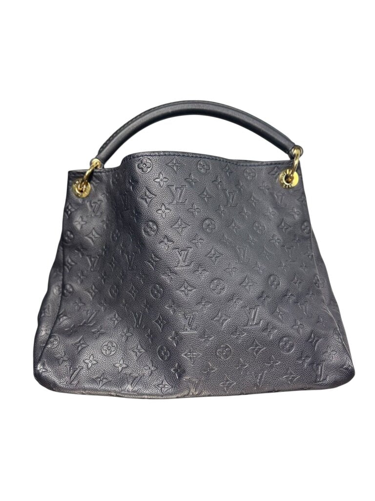 LOUIS VUITTON LEATHER ARTSY MM HOBO BAG
