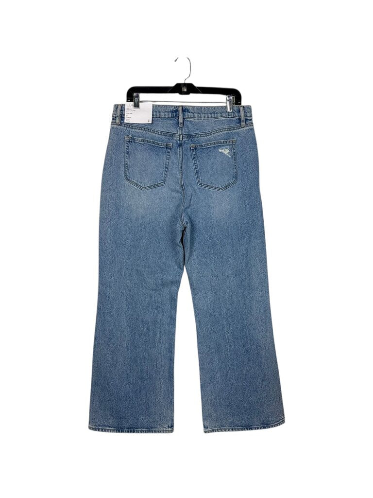 LOFT WIDE LEG HIGH RISE JEAN