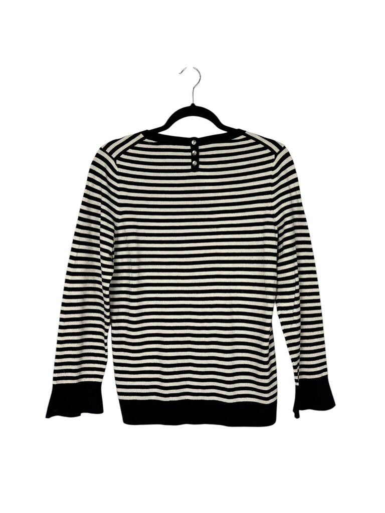 TALBOTS STRIPED WOOL BLEND TOP