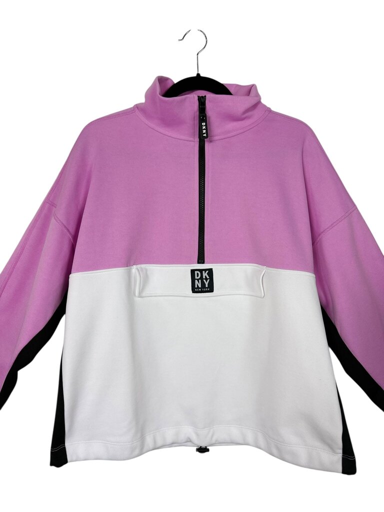 DKNY SPORT COLOR BLOCK ATHLETIC PULLOVER