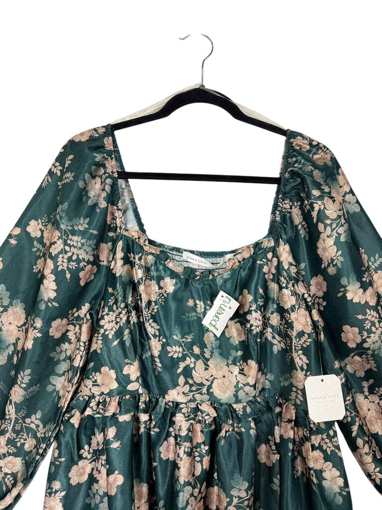 ALTAR'D STATE FLORAL BABYDOLL DRESS