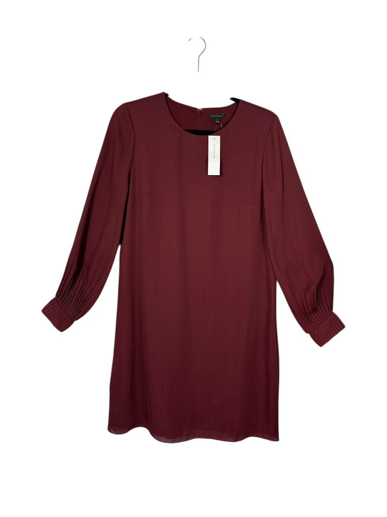 ANN TAYLOR HOUNDSTOOTH SHIFT DRESS