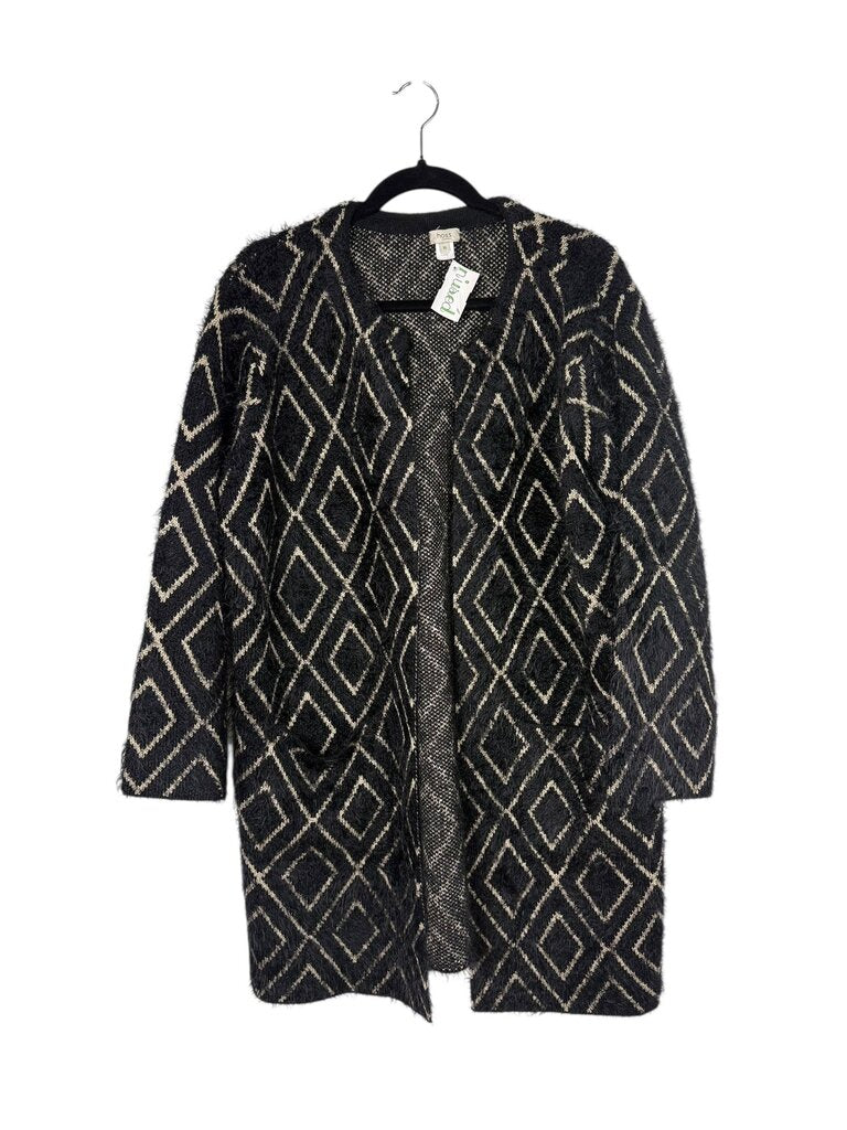 HOSS FUZZY OPEN DIAMOND PATTERN TOPPER