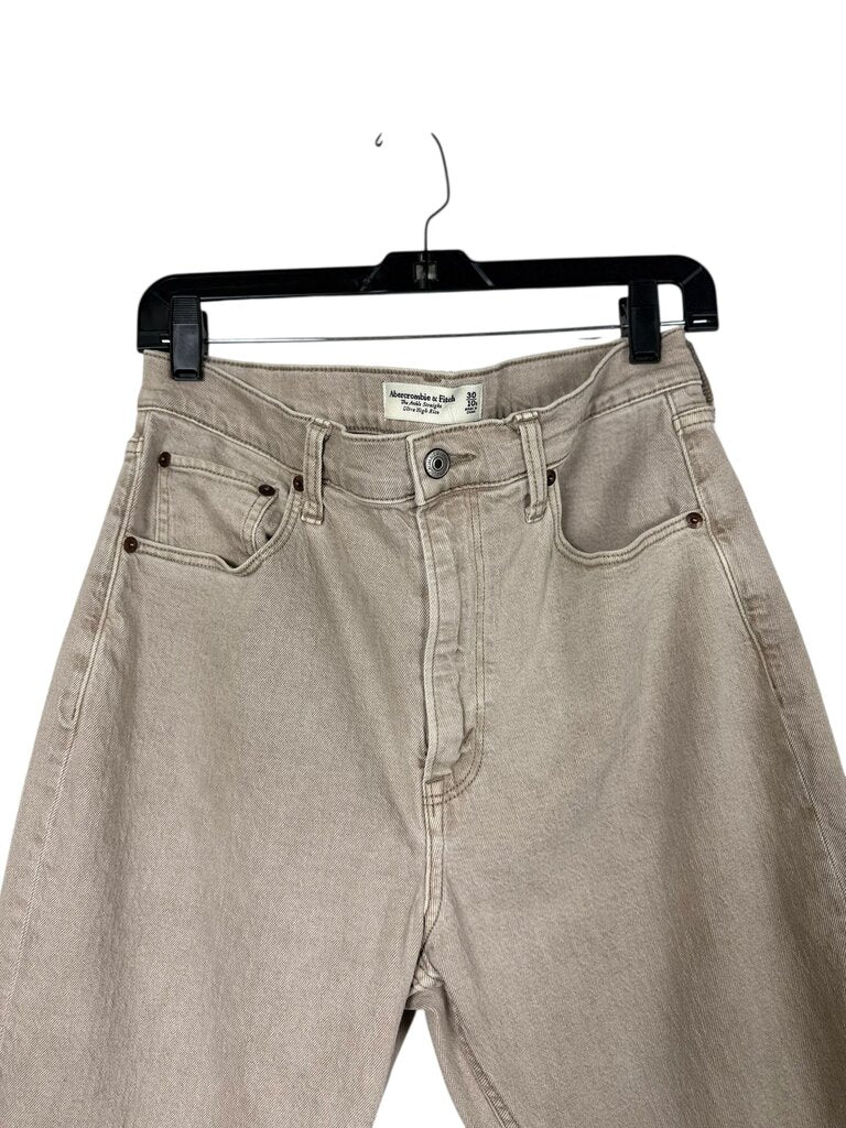 ABERCROMBIE & FITCH ANKLE STRAIGHT ULTRA HIGH RISE JEAN