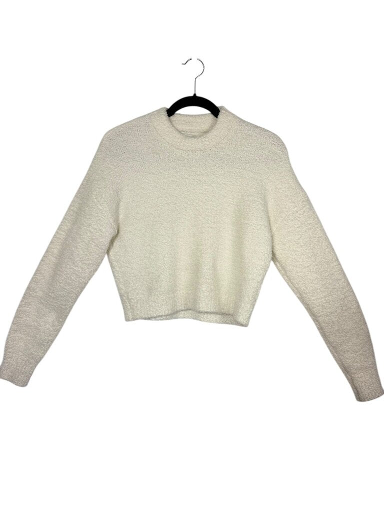 ABERCROMBIE & FITCH FUZZY CROPPED SWEATER