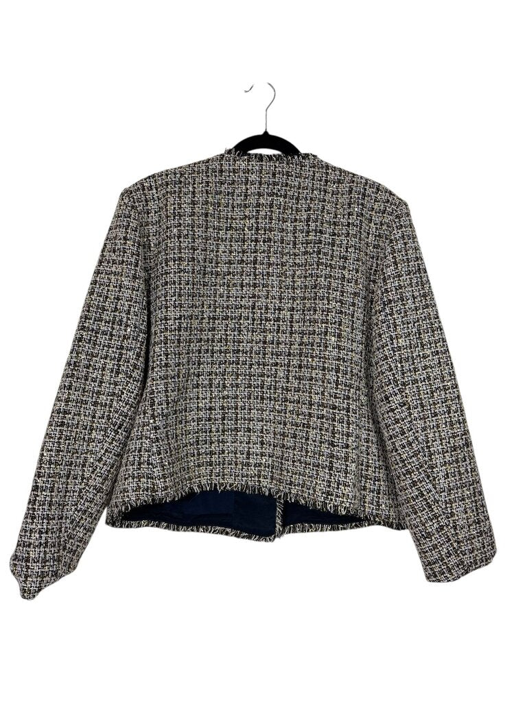LOFT TWEED METALLIC BLAZER
