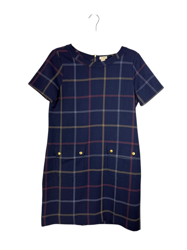 J. CREW PLAID SHIFT DRESS