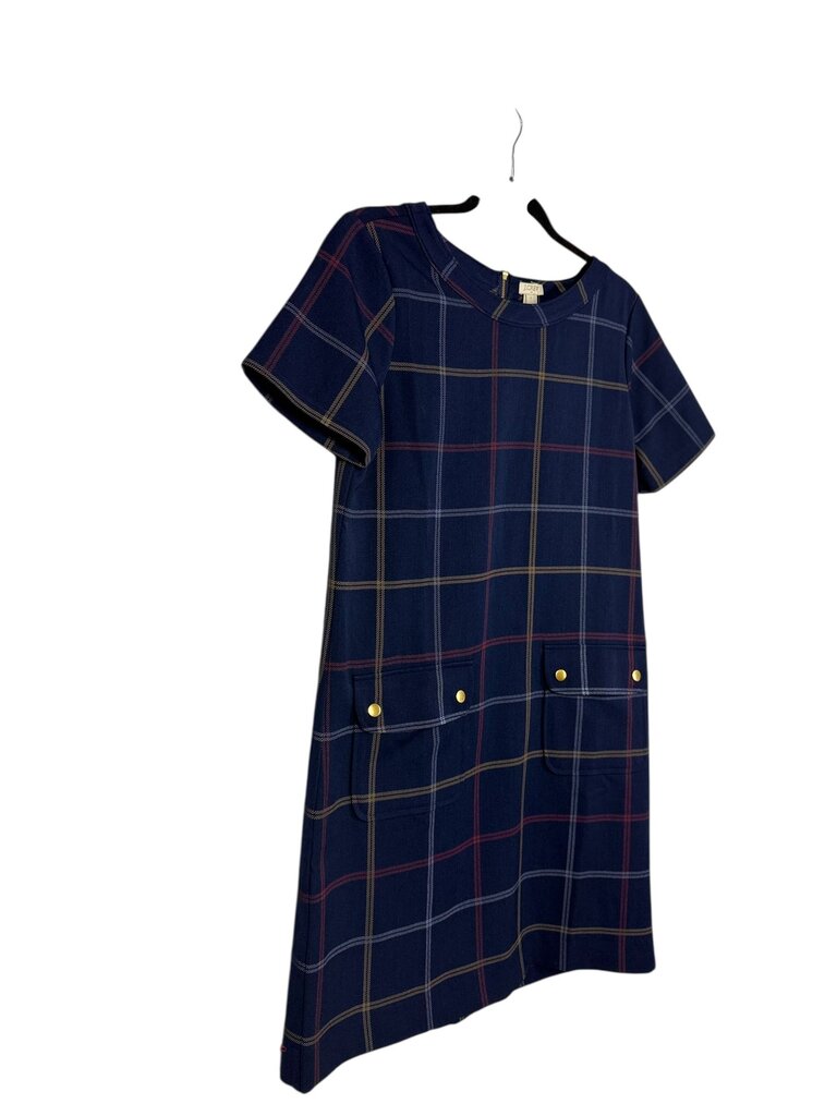 J. CREW PLAID SHIFT DRESS