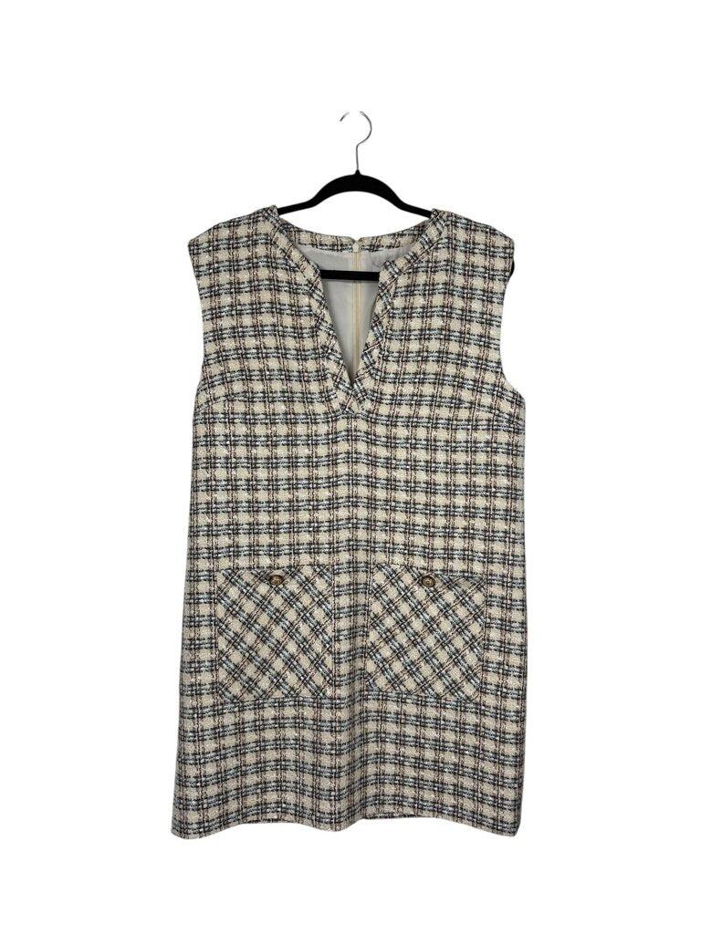 VERONICA BEARD TWEED SHIFT DRESS