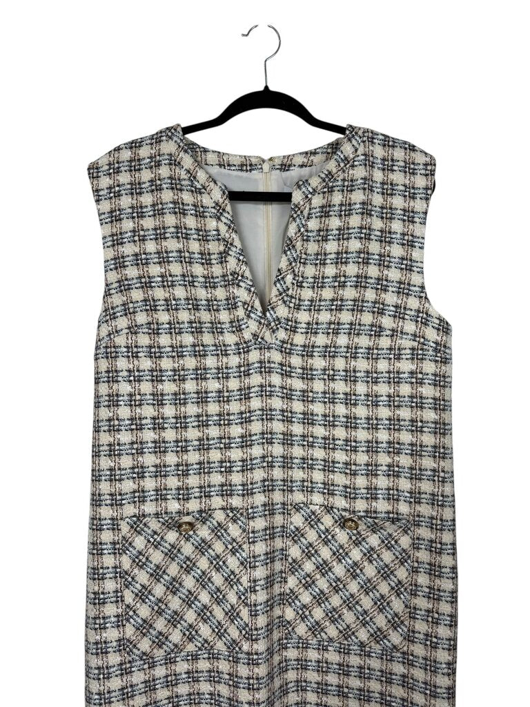 VERONICA BEARD TWEED SHIFT DRESS