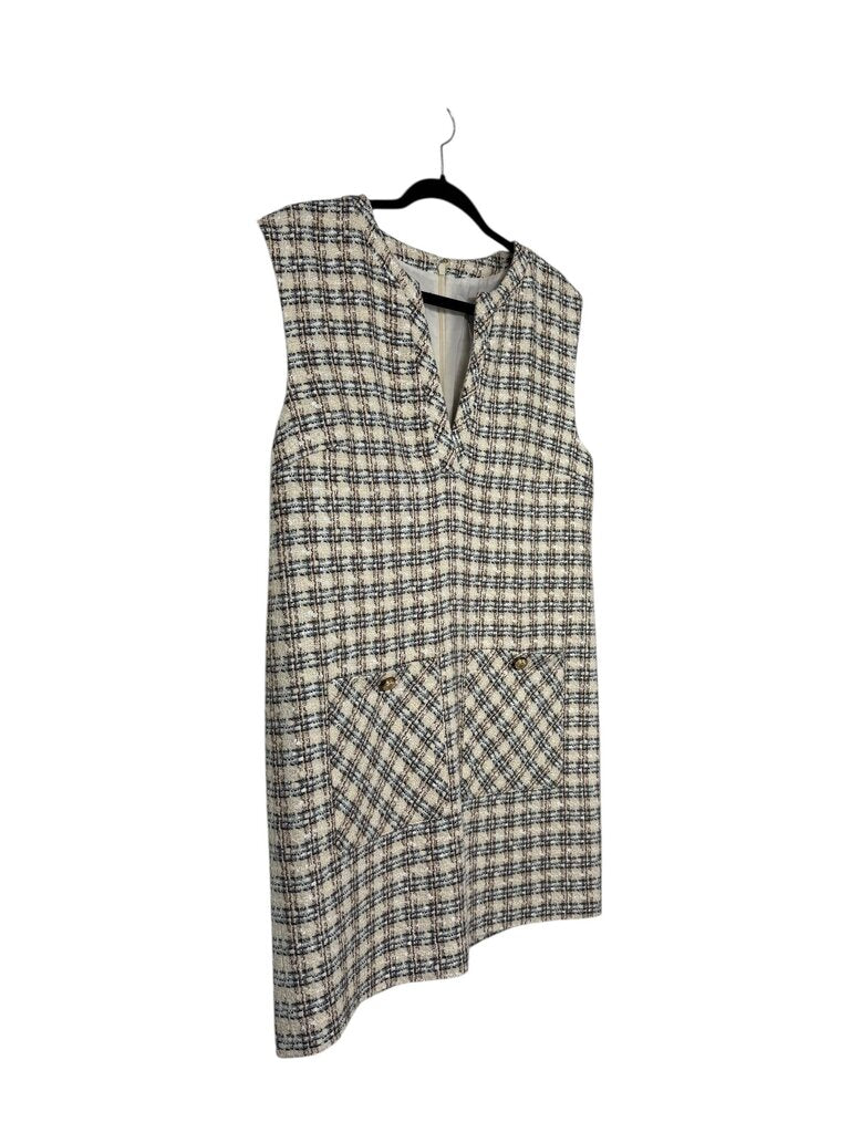 VERONICA BEARD TWEED SHIFT DRESS