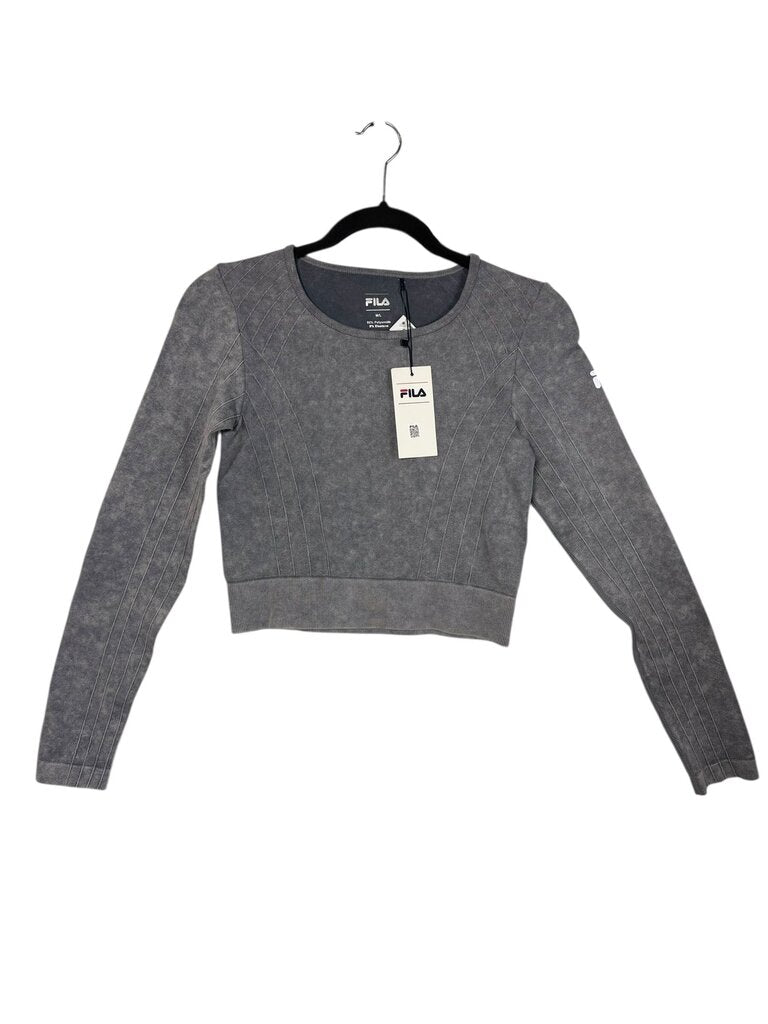 FILA CROPPED STONE WASH TOP