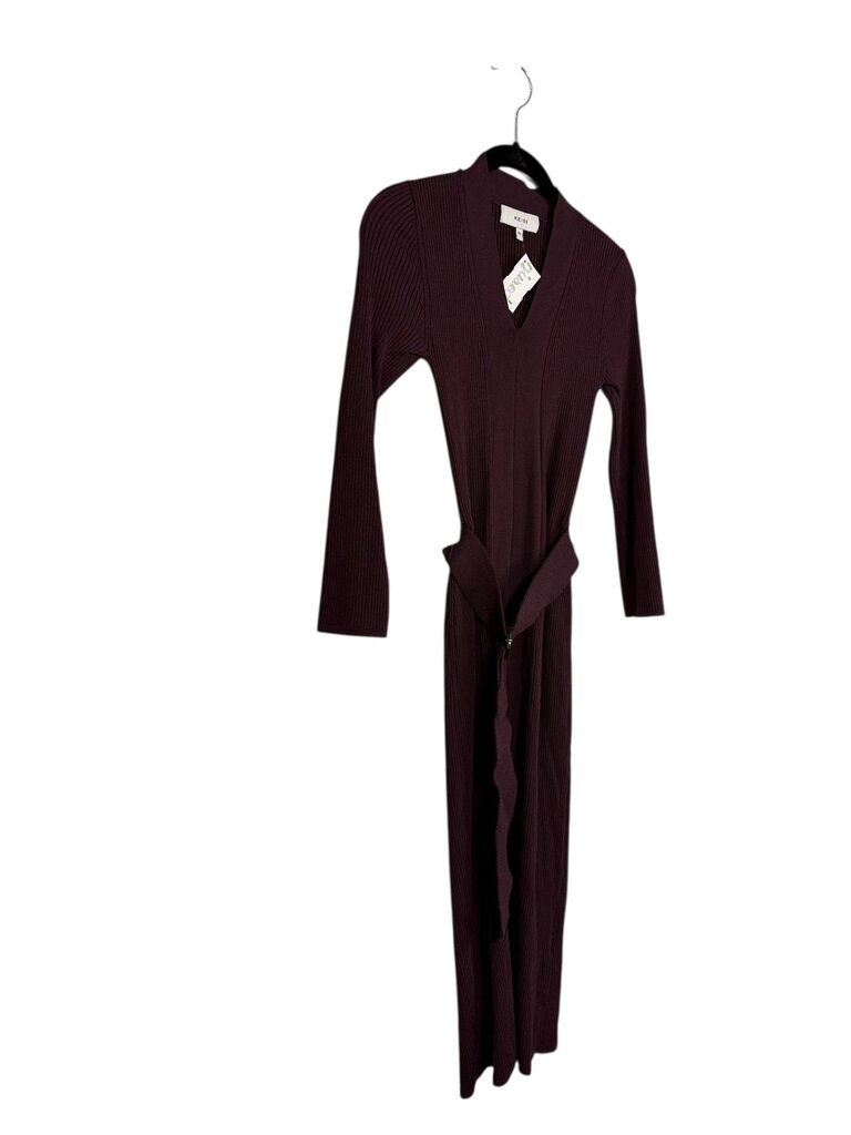 REISS KNIT FITTED DRESS WITH BELT