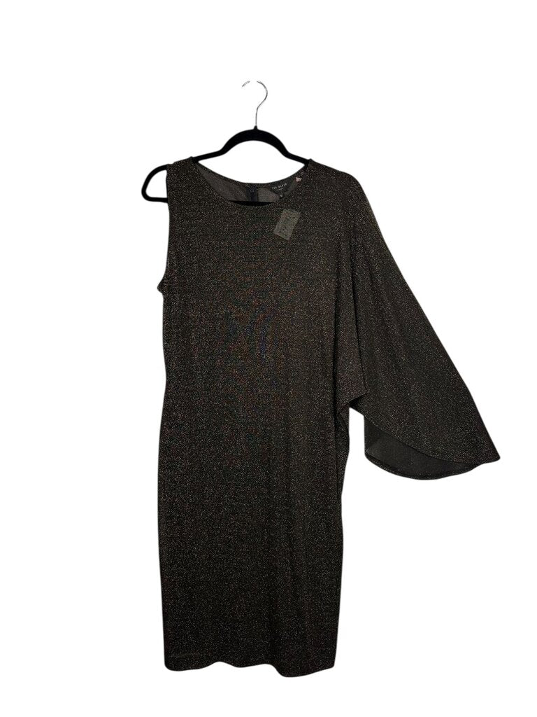 TED BAKER SHIMMER ONE SHOULDER DRESS