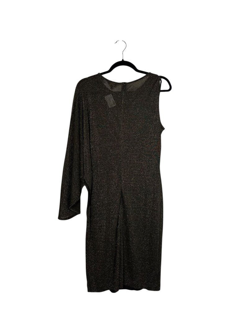 TED BAKER SHIMMER ONE SHOULDER DRESS