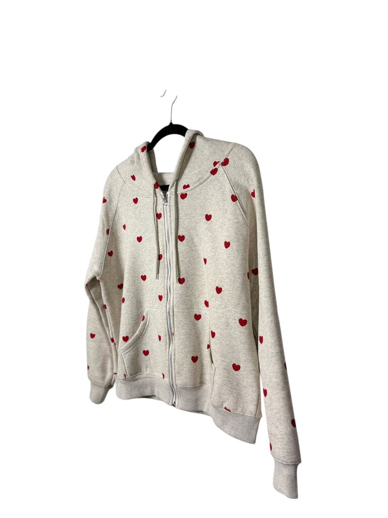 SM WARDROBLE HEART ZIP HOODIE