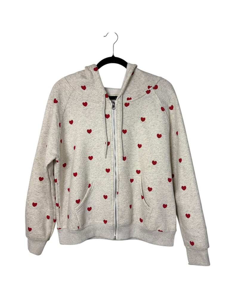 SM WARDROBLE HEART ZIP HOODIE
