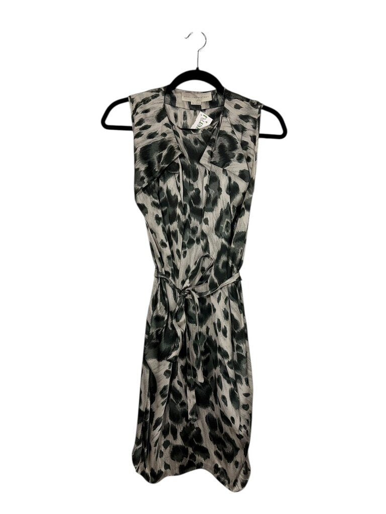 STELLA MCCARTNEY SILK TIE BELT DRESS