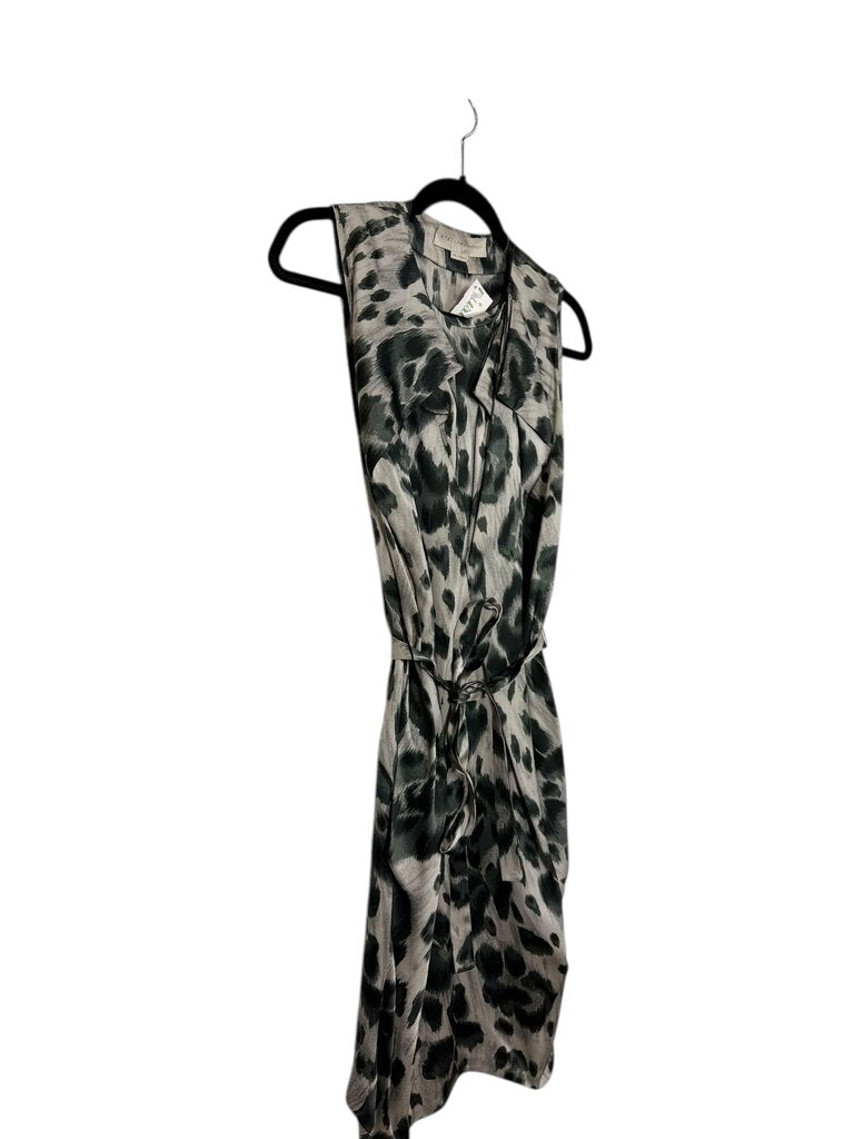 STELLA MCCARTNEY SILK TIE BELT DRESS