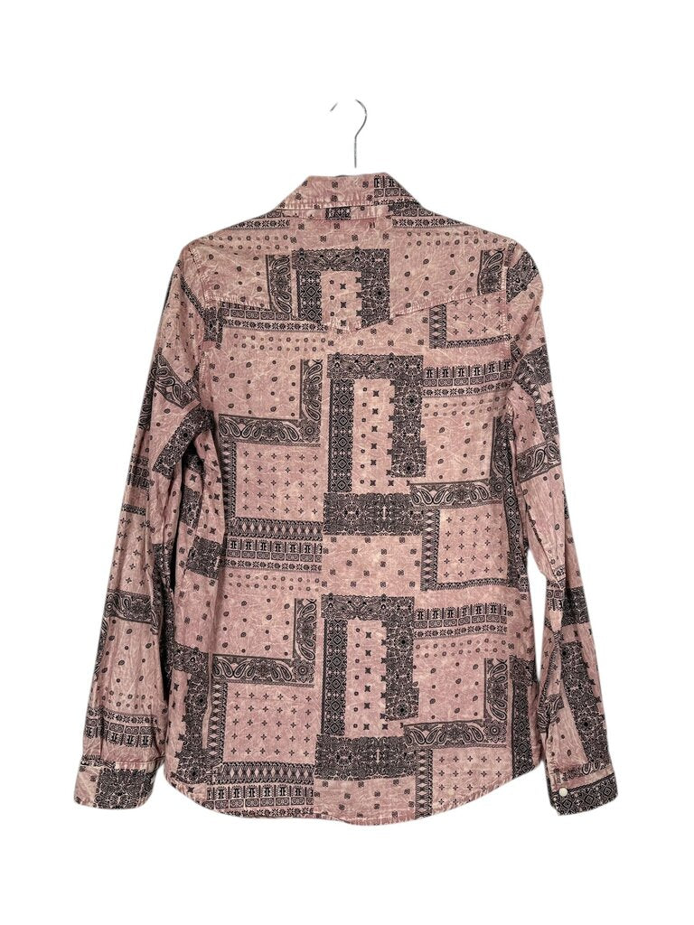 THE NU VINTAGE BANDANA PATTERN BUTTON DOWN