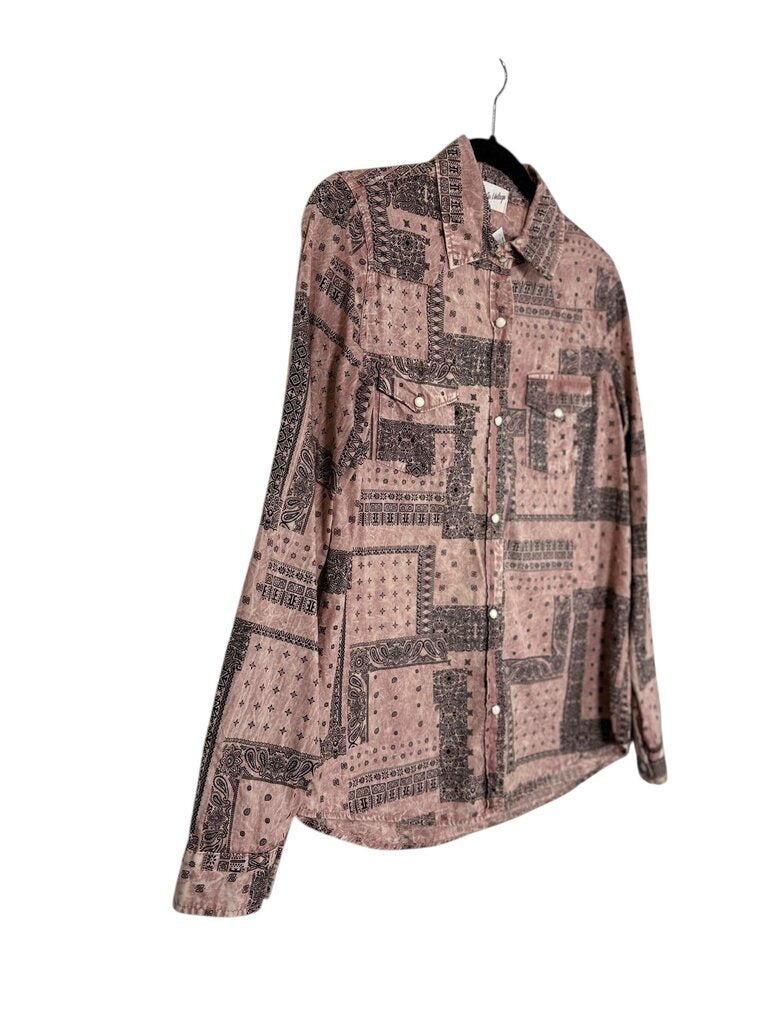 THE NU VINTAGE BANDANA PATTERN BUTTON DOWN