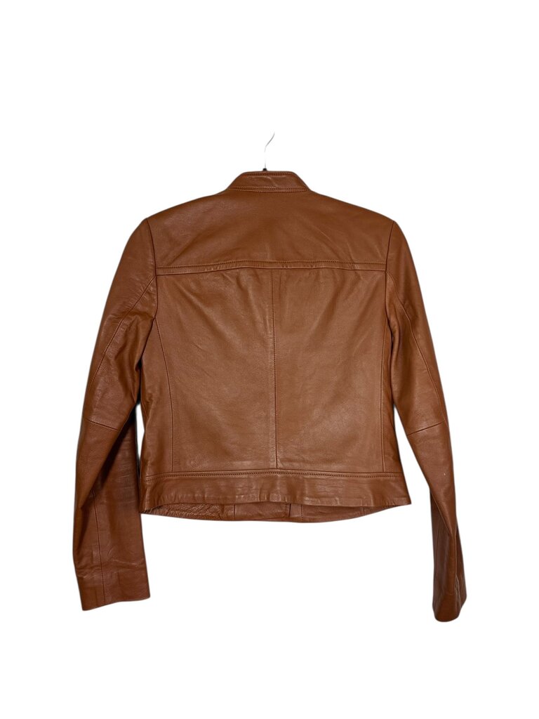 MICHAEL MICHAEL KORS 100% LEATHER MOTO JACKET