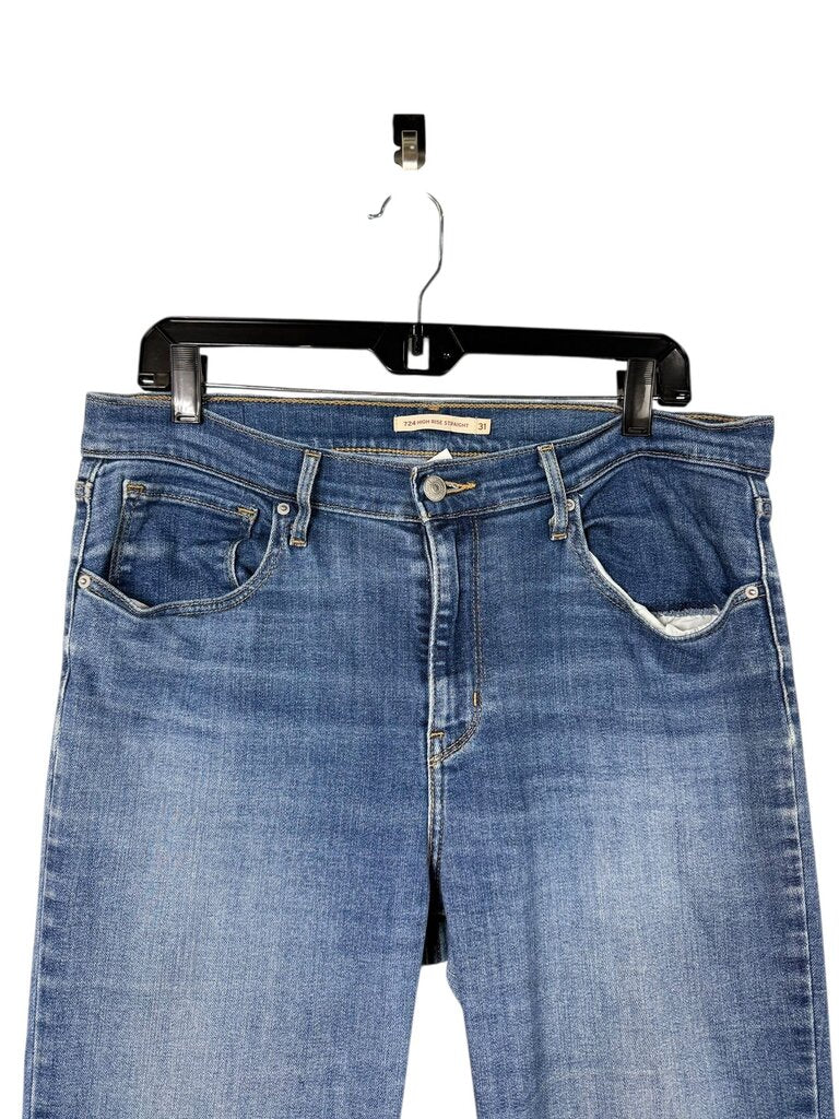 LEVI'S HIGH RISE STRAIGHT LEG JEAN