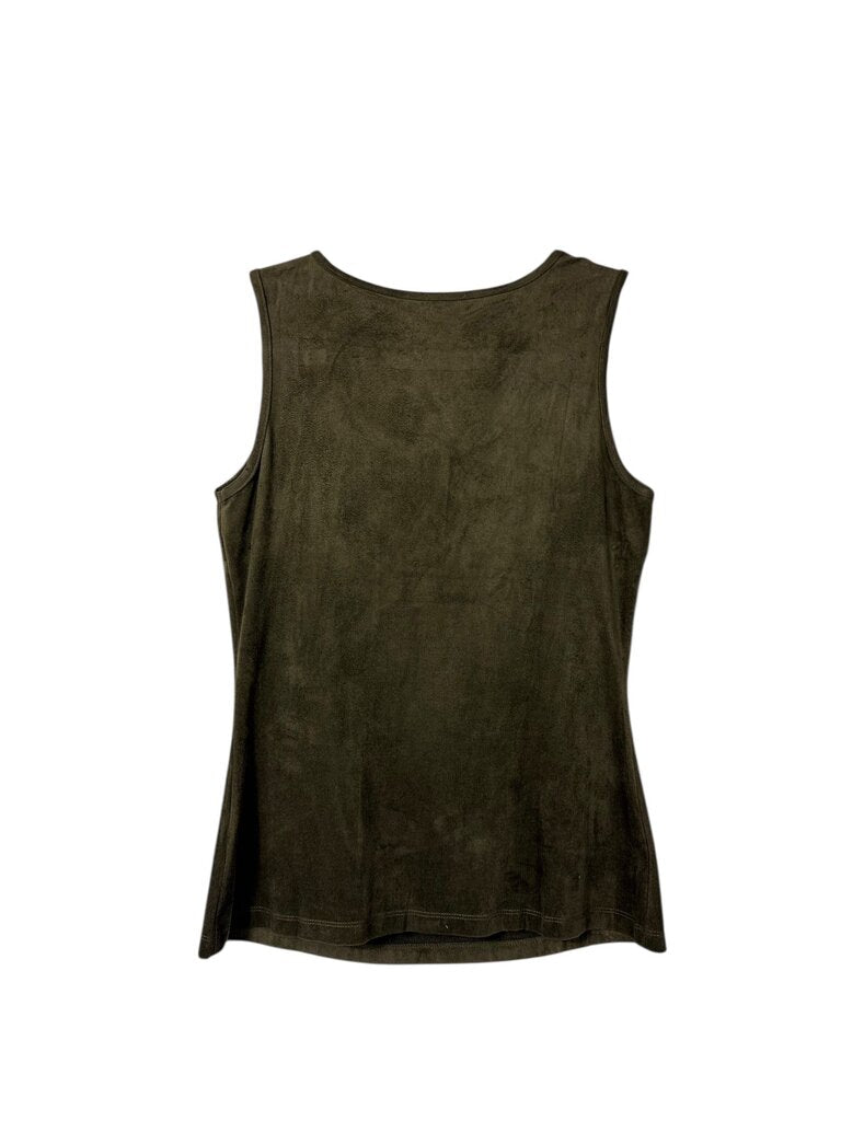 ALBERTO MAKALI ULTRASUEDE TANK