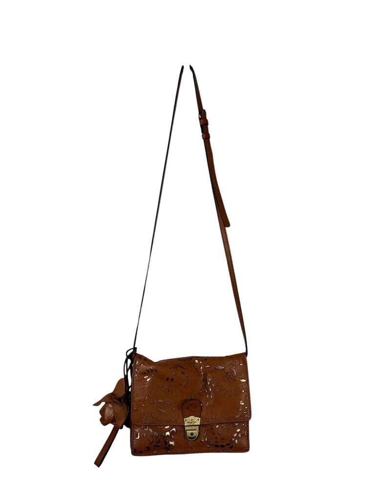 PATRICIA NASH LASER CUT LEATHER CROSSBODY