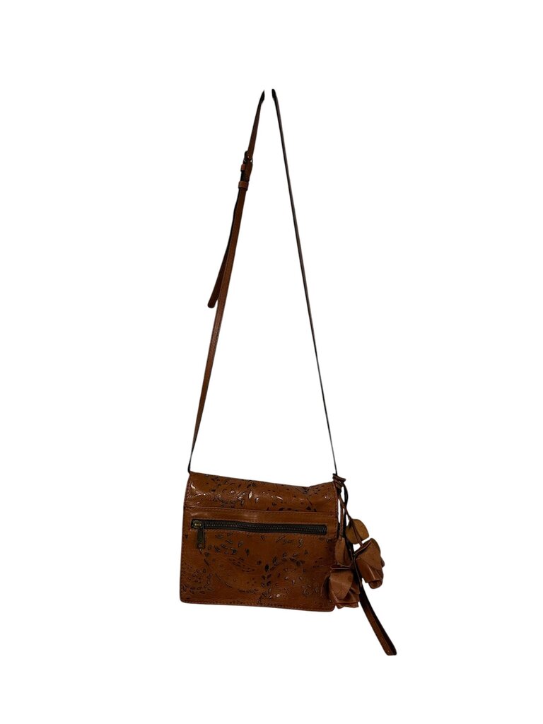 PATRICIA NASH LASER CUT LEATHER CROSSBODY