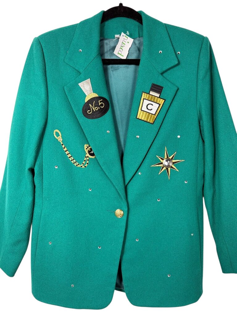 NO LABEL EMBELLISHED BLAZER