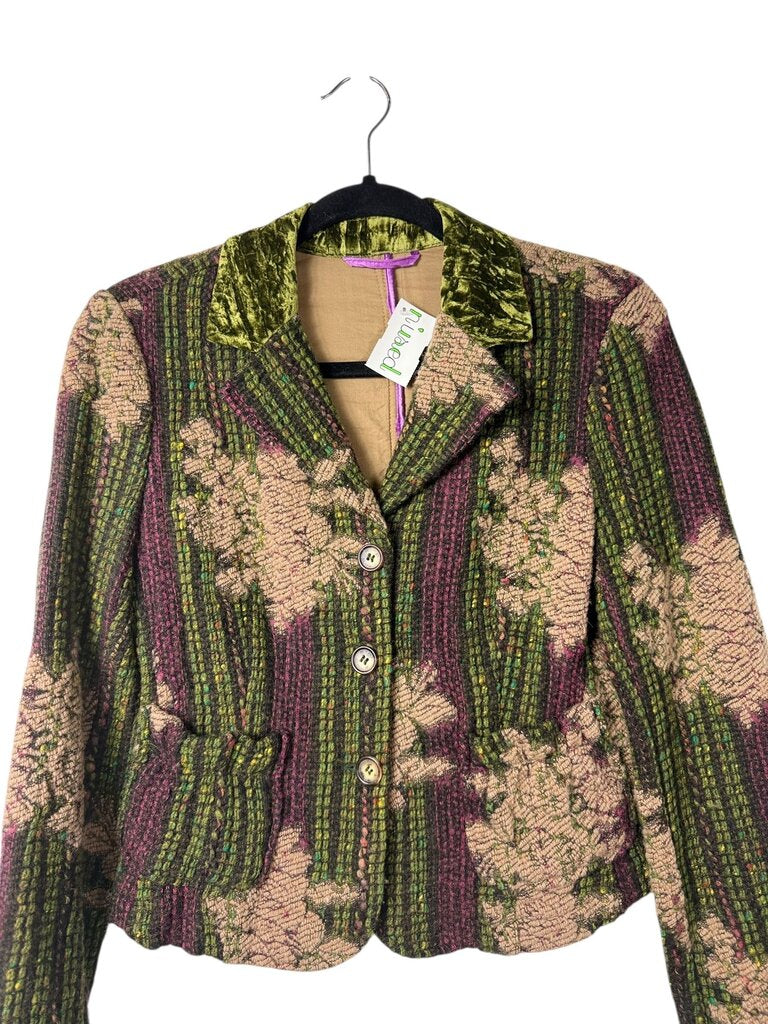 ETRO RUNWAY FALL 2004 WOOL TWEED JACKET